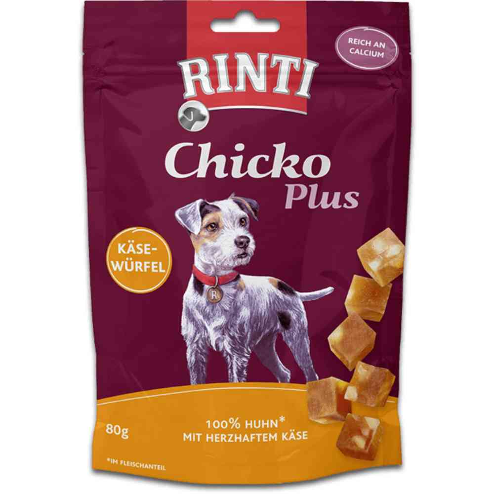 Rinti Extra Chicko Plus Käsewürfel mit Huhn 80g
