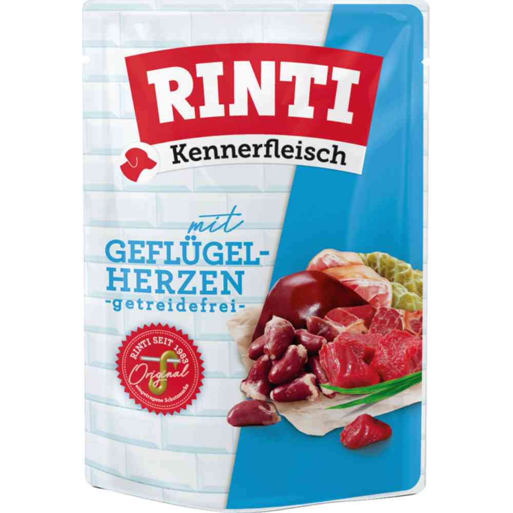 Rinti Kennerfleisch Geflügelherzen  400 g Frischebeutel