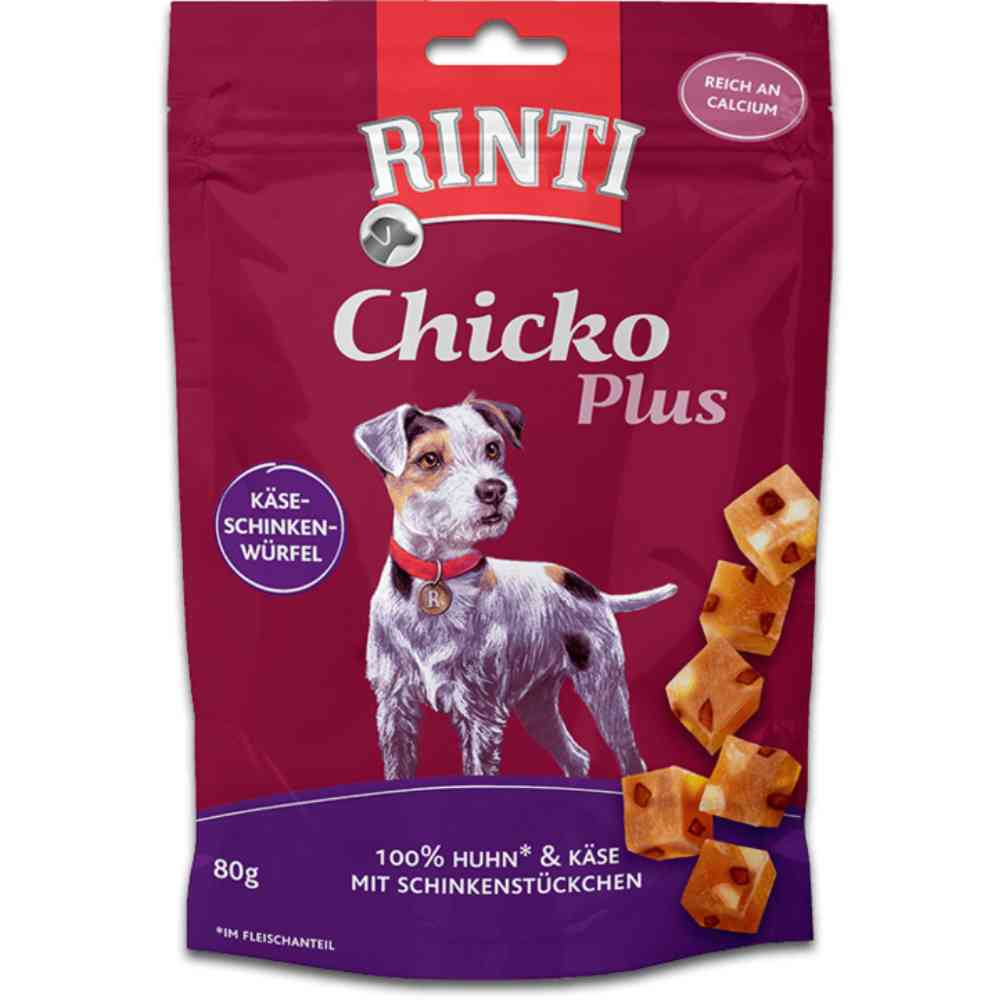 Rinti Chicko Plus Käse und Schinken 80g