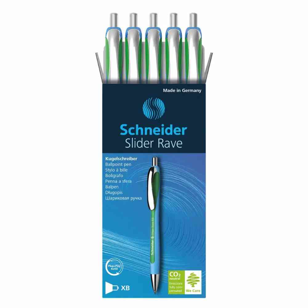 Schneider Kugelschreiber Slider Rave XB grün