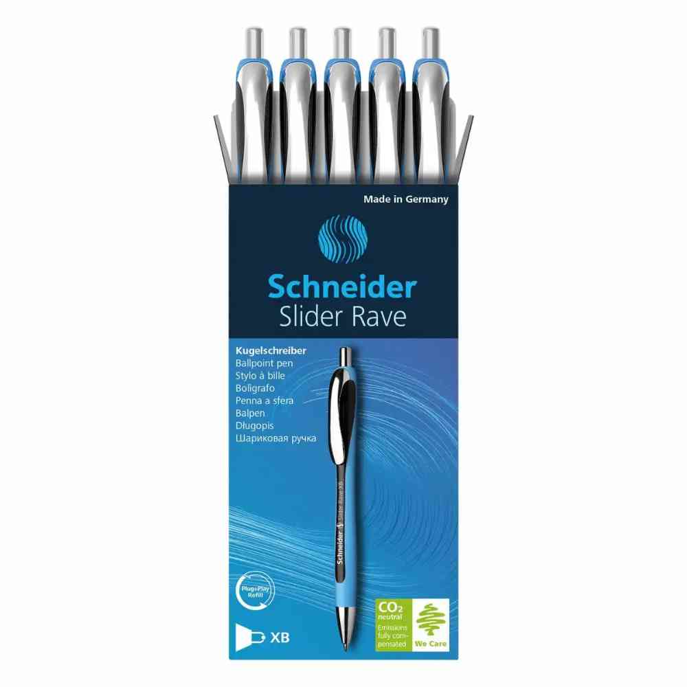 Schneider Kugelschreiber Slider Rave XB schwarz