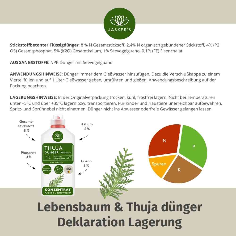 Thuja Dünger - Flüssigdünger