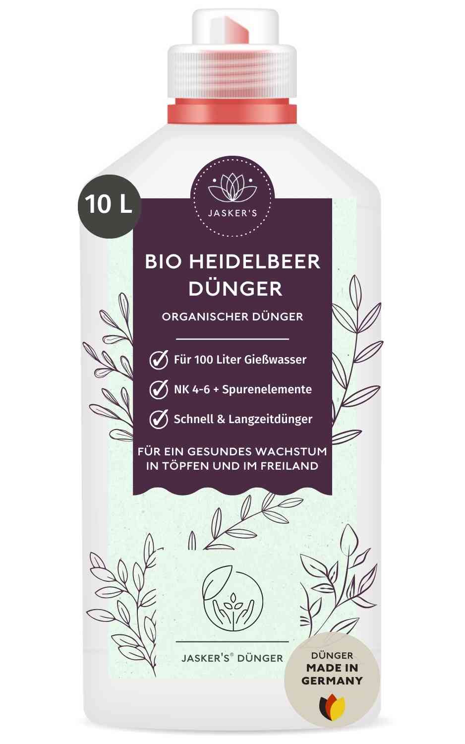 Bio Beeren-Dünger für Heidelbeeren flüssig 10 L