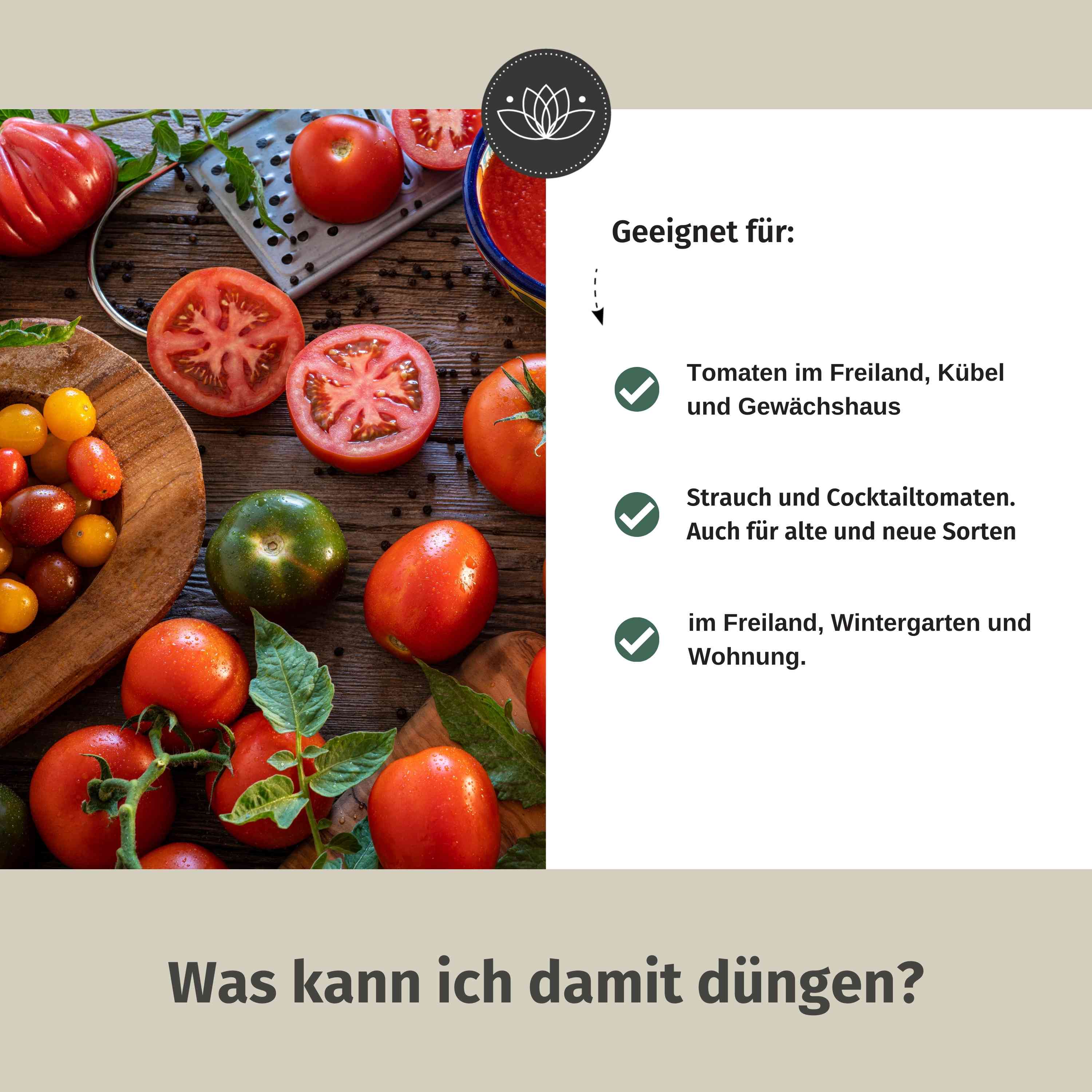 Tomatendünger Bio - Flüssigdünger für Tomaten