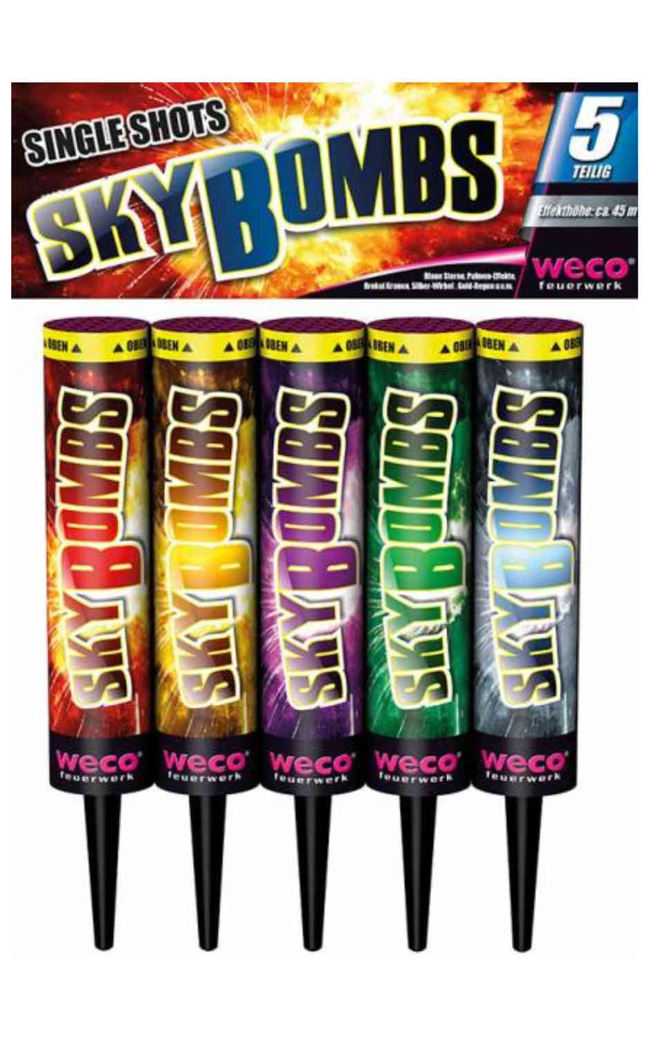 Sky Bombs, 5er Pack