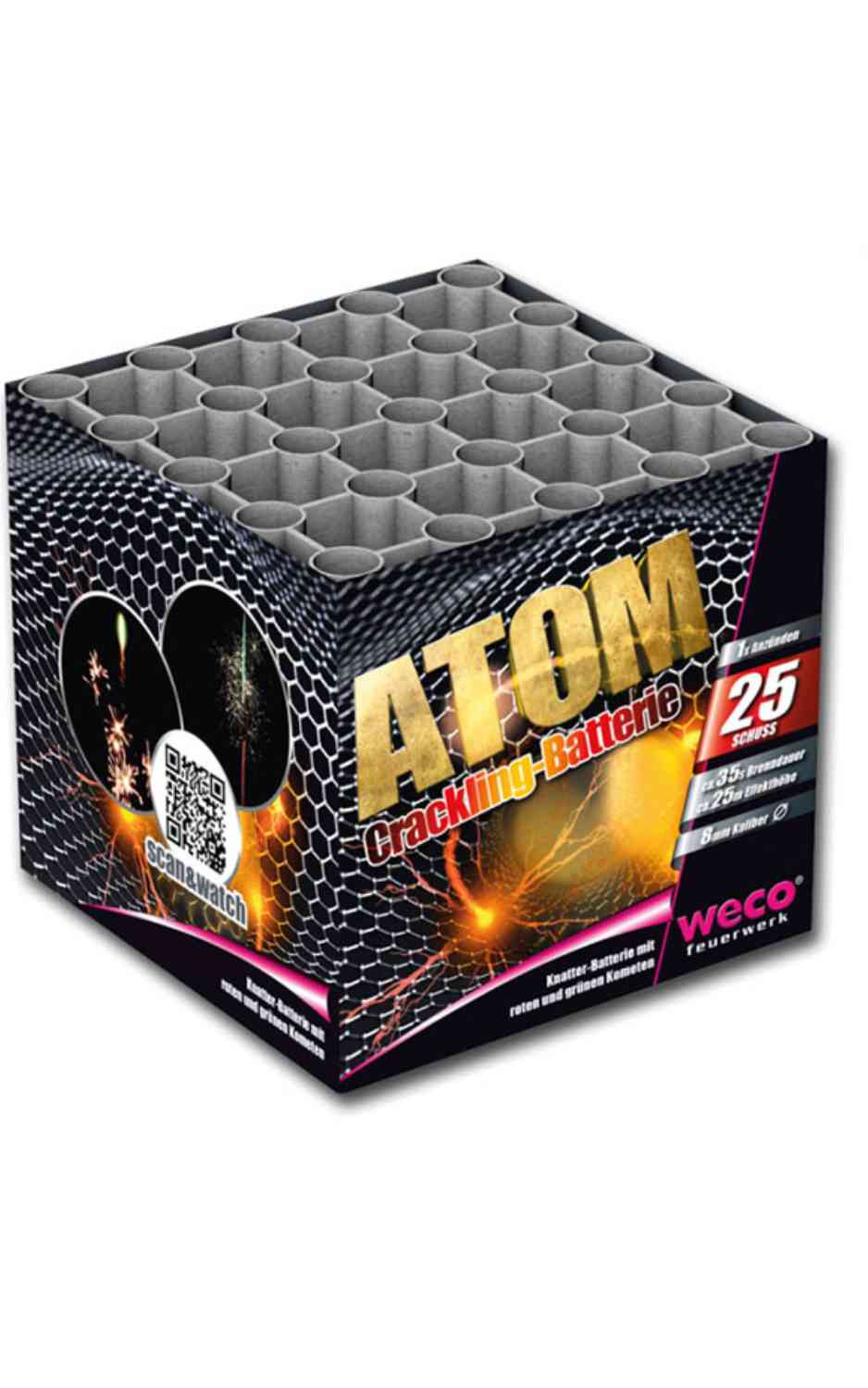Atom 25 Schuss Batterie