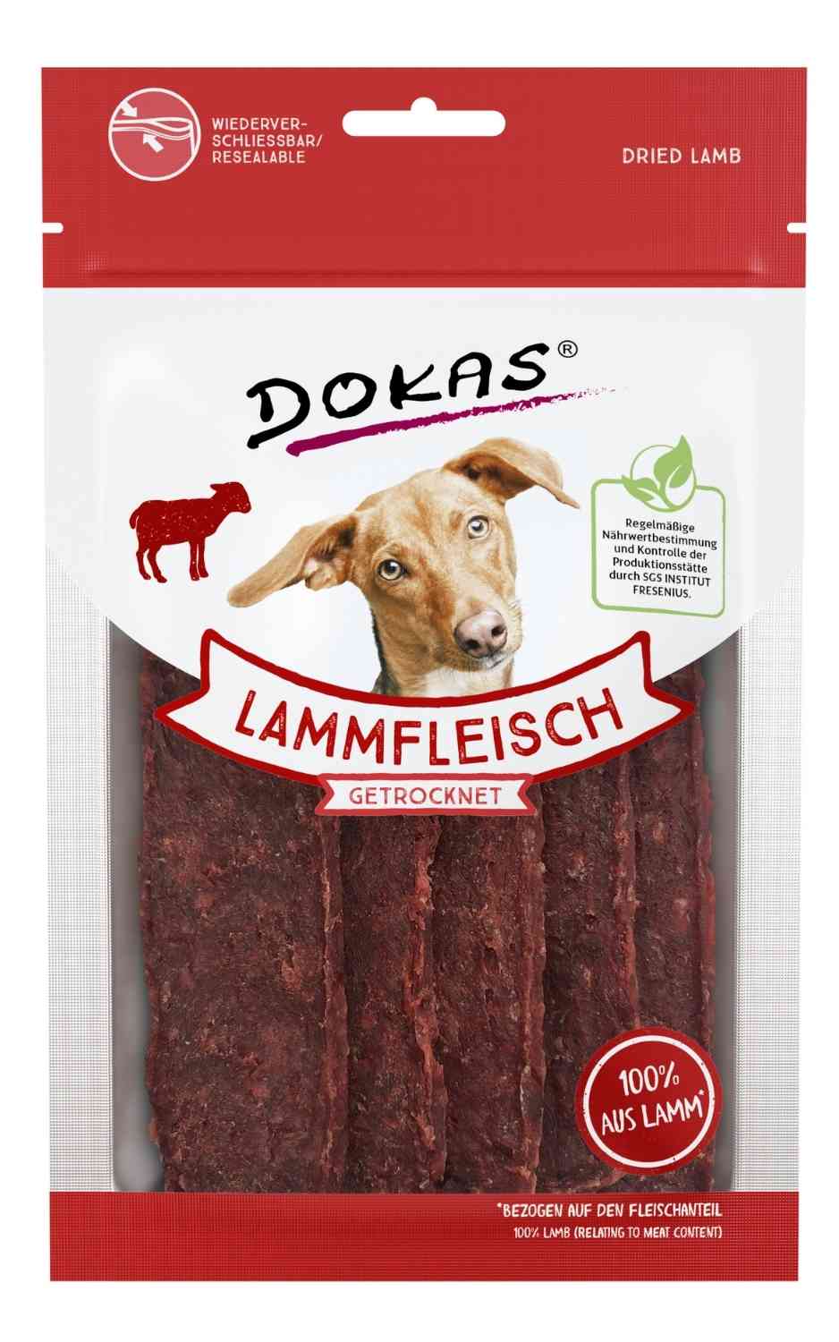 Dokas Dog Lammfleisch getrocknet