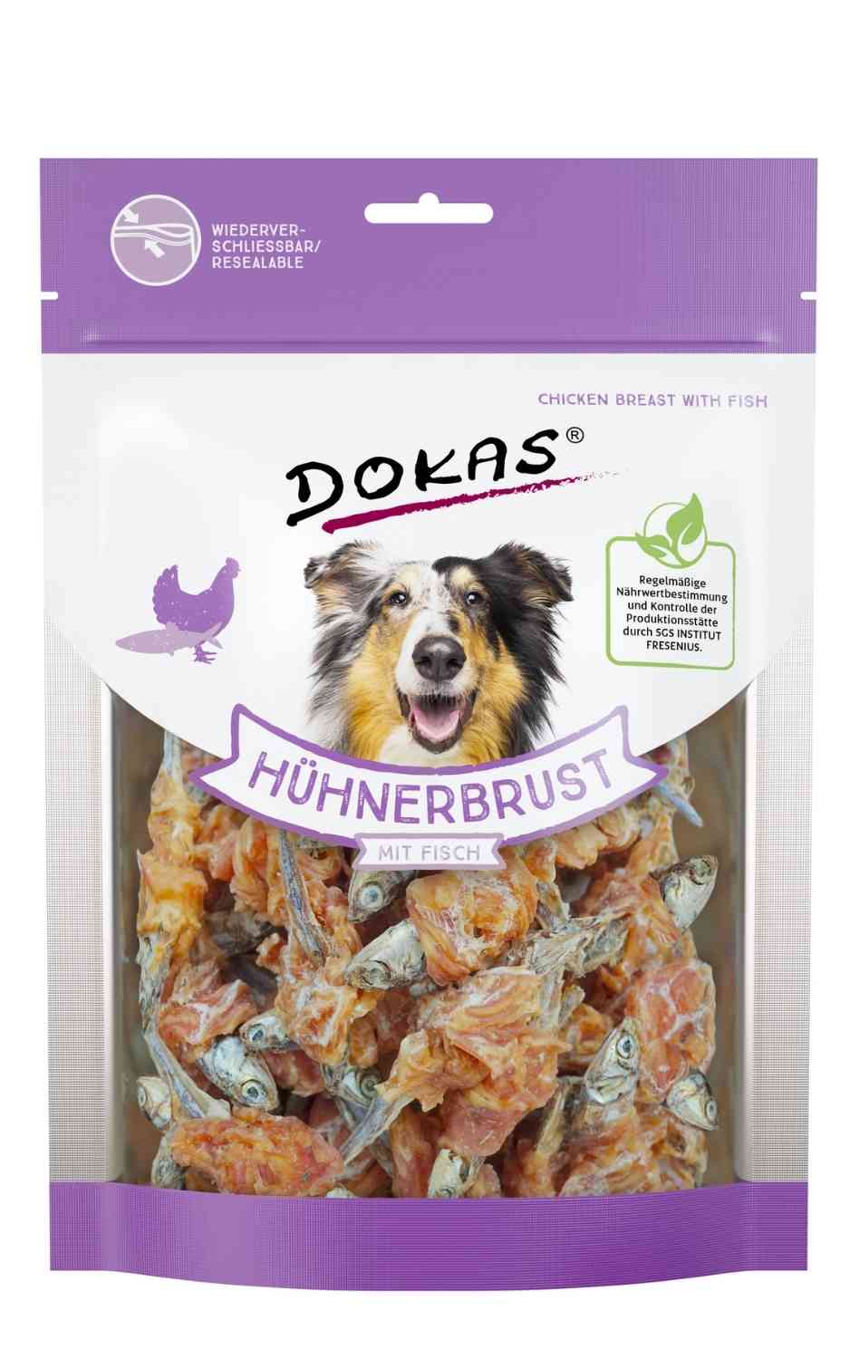 Dokas Dog Hühnerbrust mit Fisch