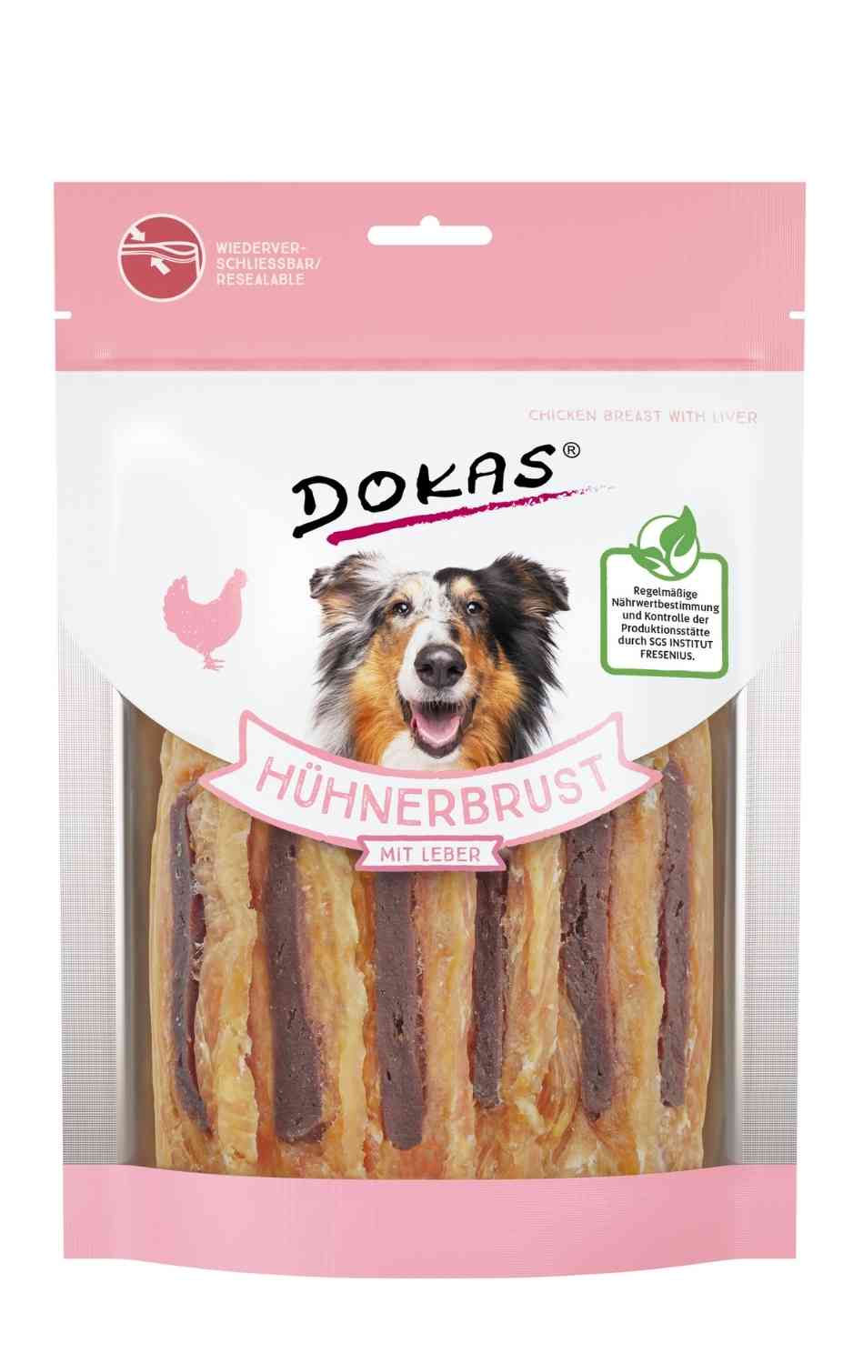 Dokas Dog Hühnerbrust mit Leber