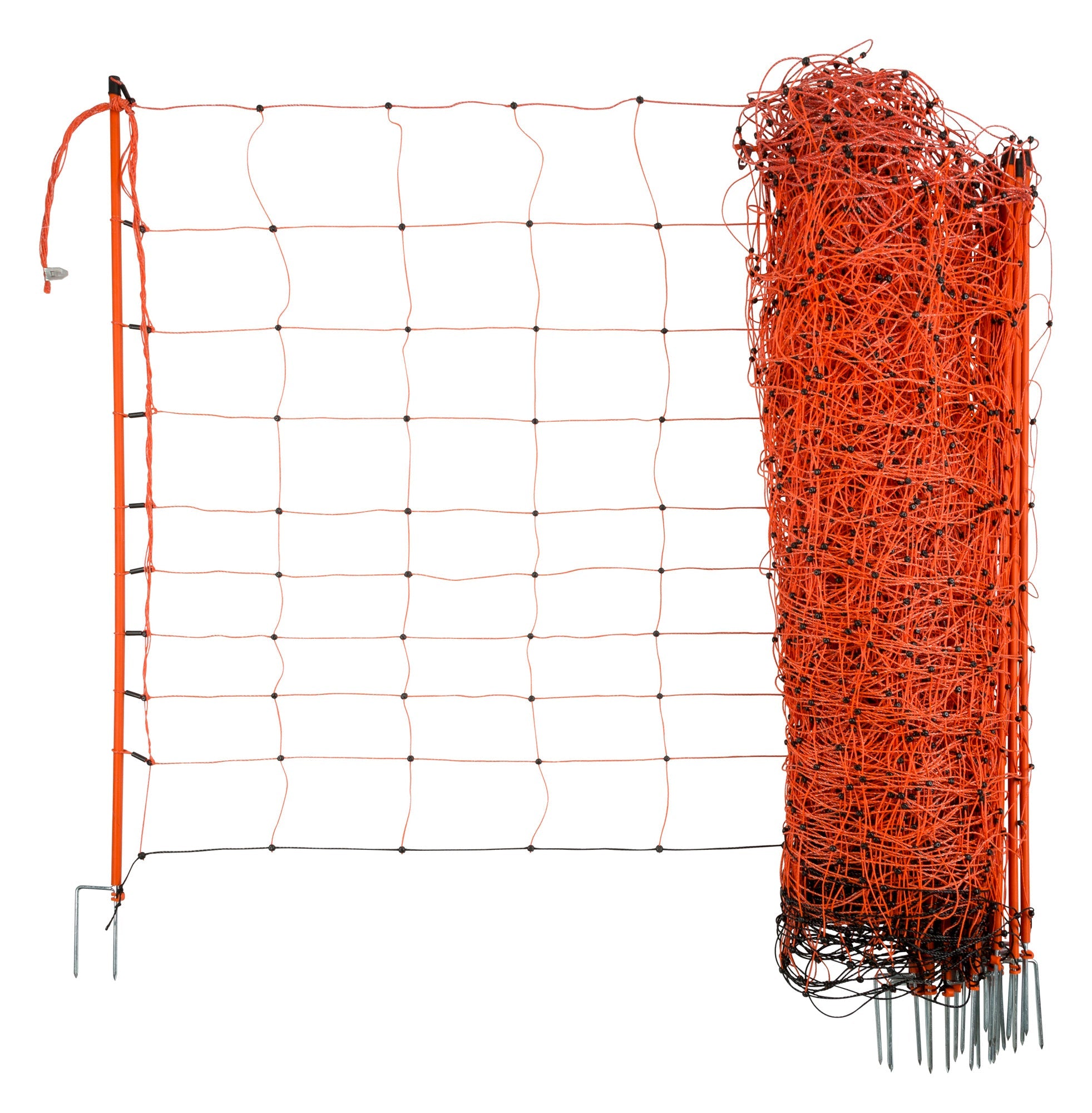 Schafnetz Zaun orange