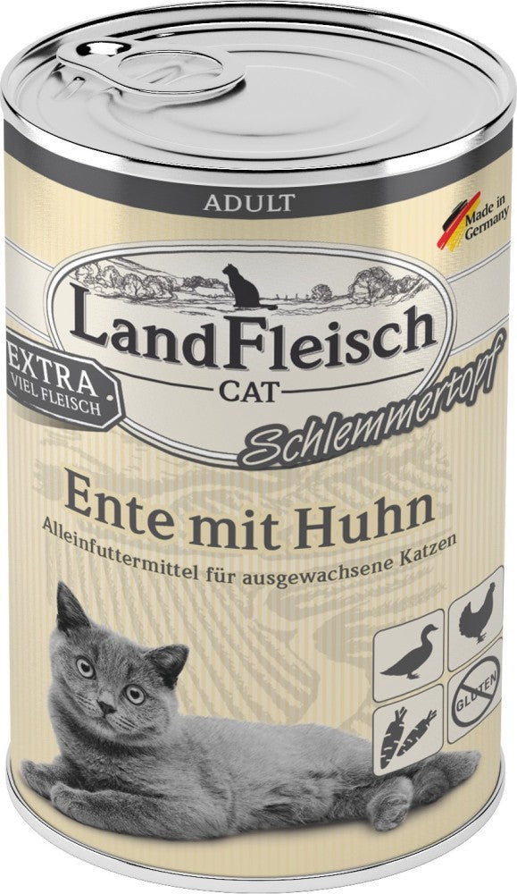 LandFleisch Cat Schlemmertopf Ente Huhn