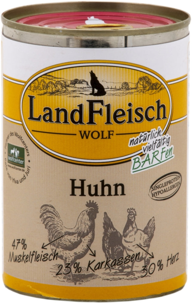 LandFleisch Wolf Huhn Barfen
