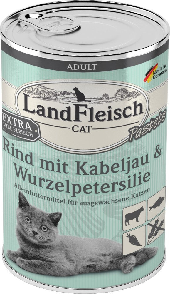 LandFleisch Cat Pastete Adult Katzenfutter