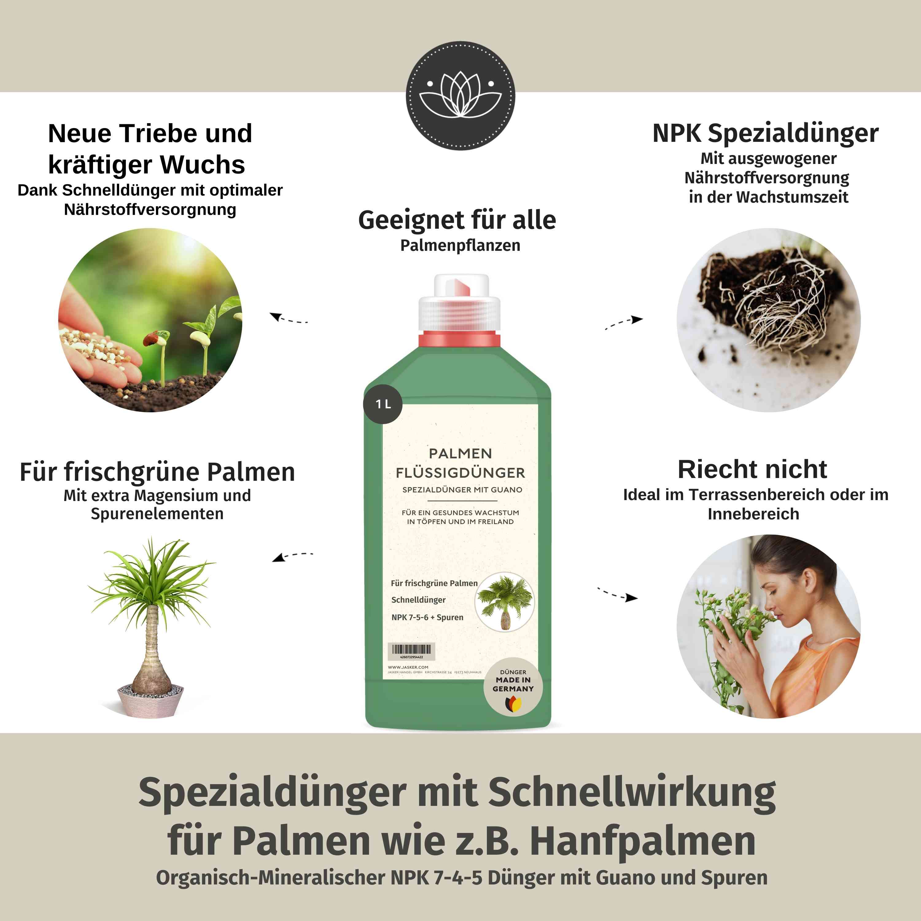 Palmendünger flüssig - Für alle Palmen-Arten