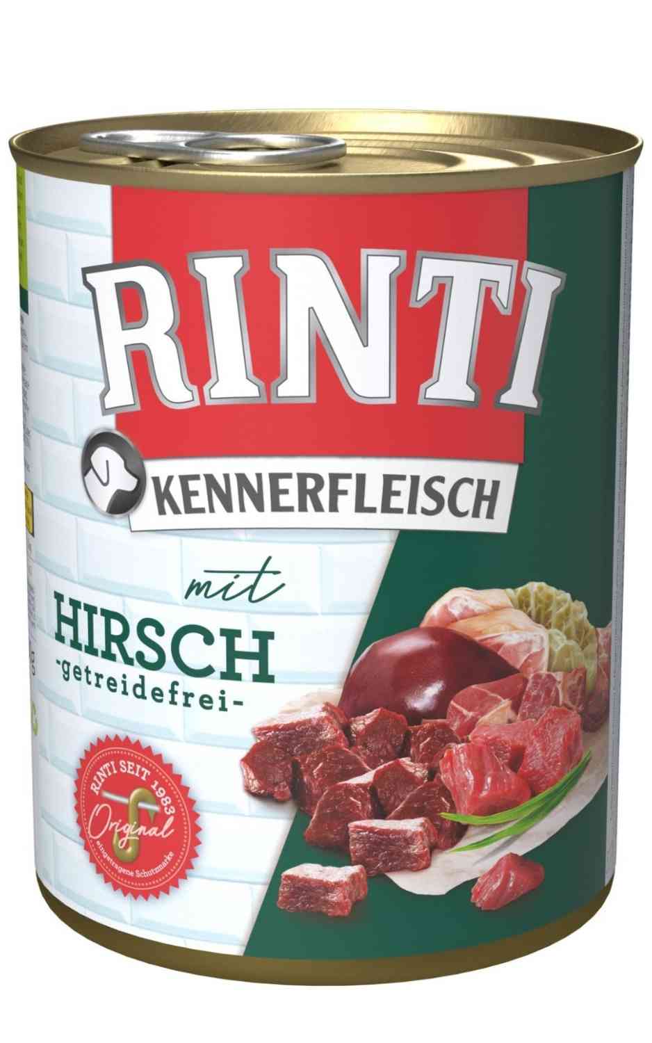 Rinti Kennerfleisch Hirsch 400 g Dose