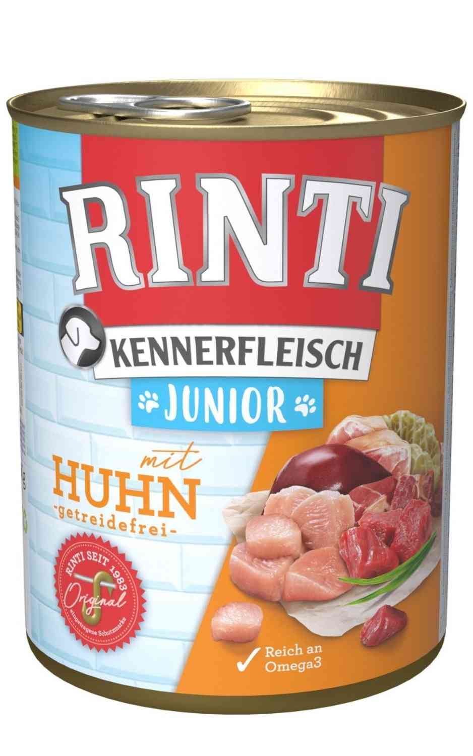 Rinti Kennerfleisch Junior Huhn 800 g Dose