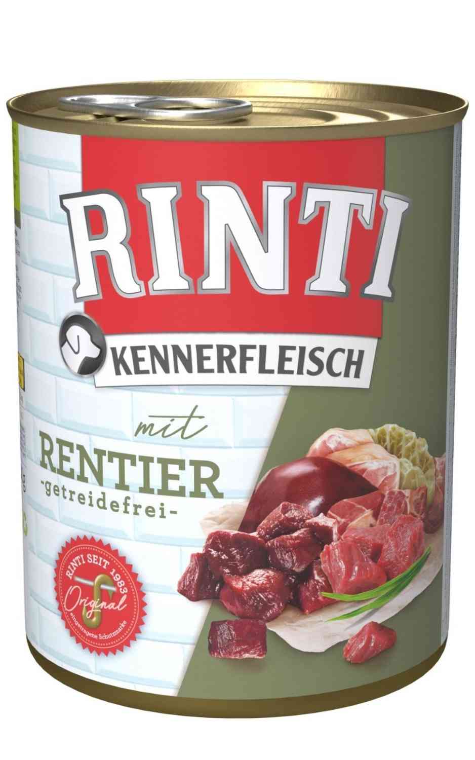 Rinti Kennerfleisch Rentier 400 g Dose