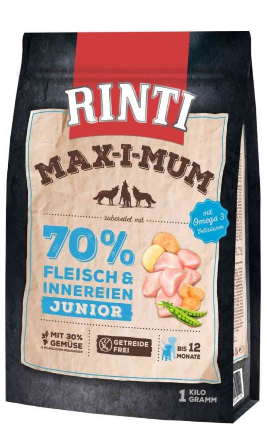 Rinti MAX-I-MUM Junior Huhn 1 Kg