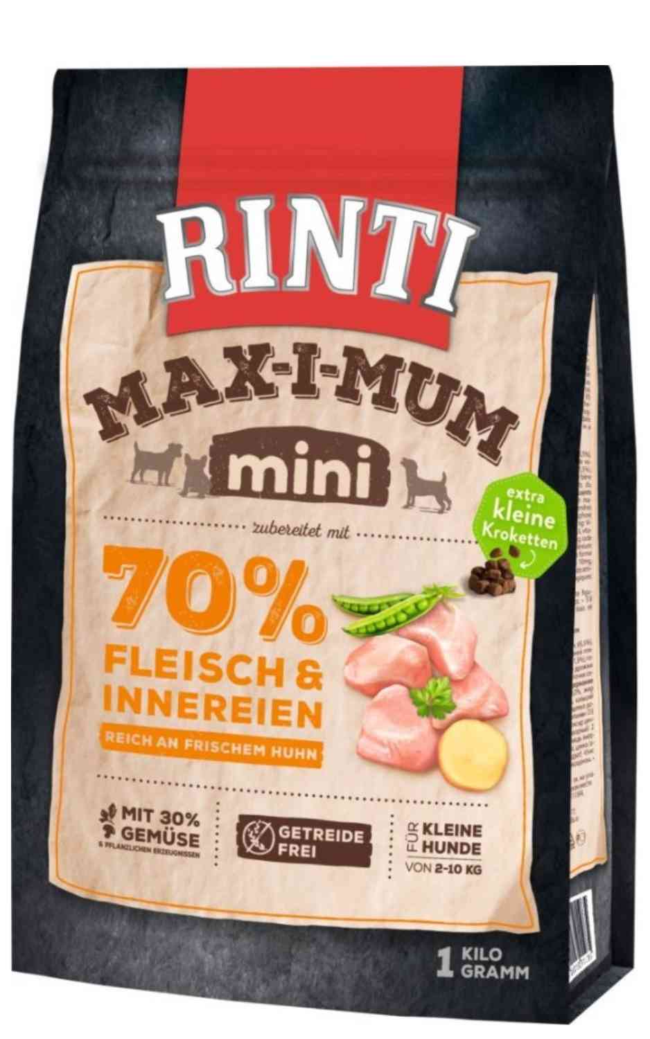 Rinti MAX-I-MUM Mini Adult Huhn 1 Kg